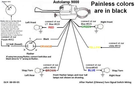 aftermarket turn signal wiring diagram 
